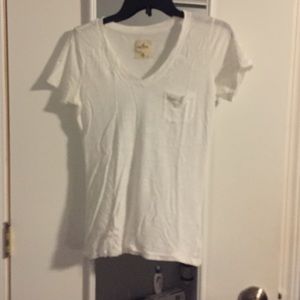 Hollister White Tee